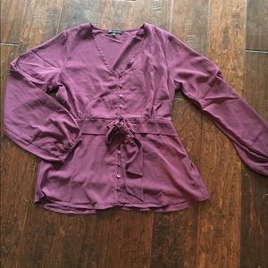 Boutique medium plum top